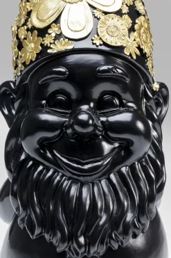 KARE24.se Skulptur Tomte Standing - Svart/Guld, 61cm - KARE Design Online