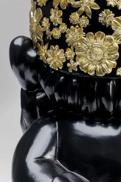 KARE24.se Skulptur Tomte Standing - Svart/Guld, 61cm - KARE Design Online