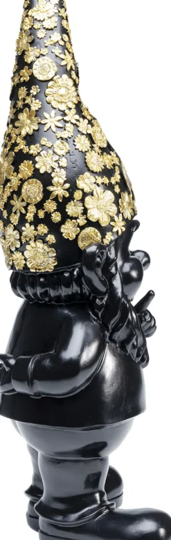 KARE24.se Skulptur Tomte Standing - Svart/Guld, 46cm - KARE Design New