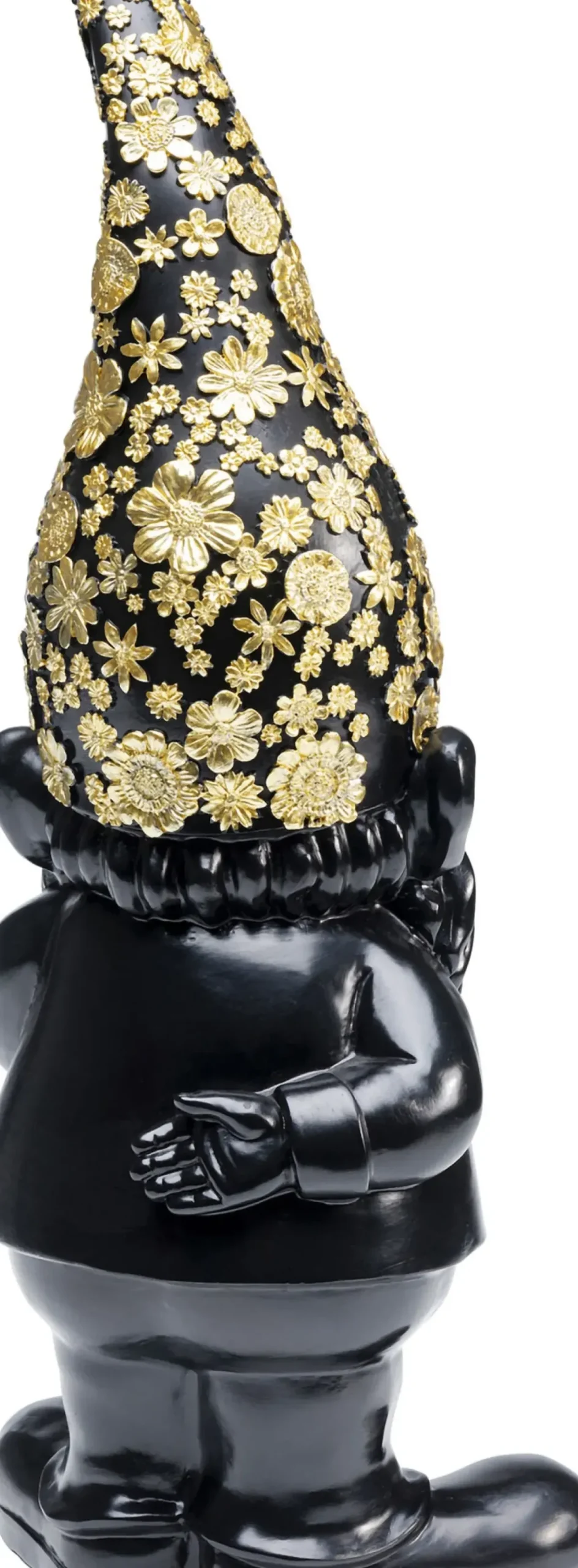 KARE24.se Skulptur Tomte Standing - Svart/Guld, 46cm - KARE Design New
