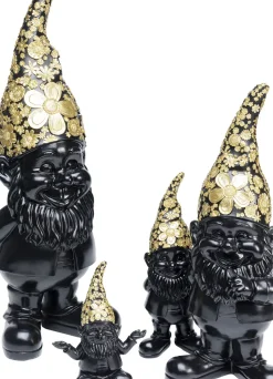 KARE24.se Skulptur Tomte Standing - Svart/Guld, 46cm - KARE Design New