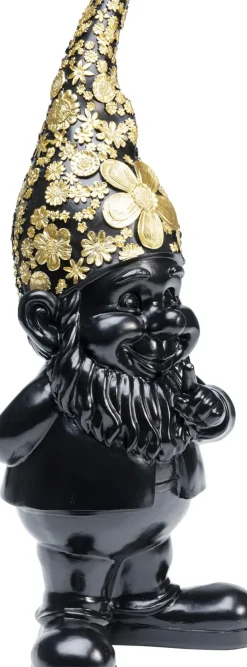 KARE24.se Skulptur Tomte Standing - Svart/Guld, 46cm - KARE Design New
