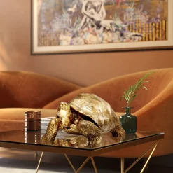 KARE24.se Skulptur Turtle - Dekor Sköldpadda Guld, 60cm - KARE Design Hot