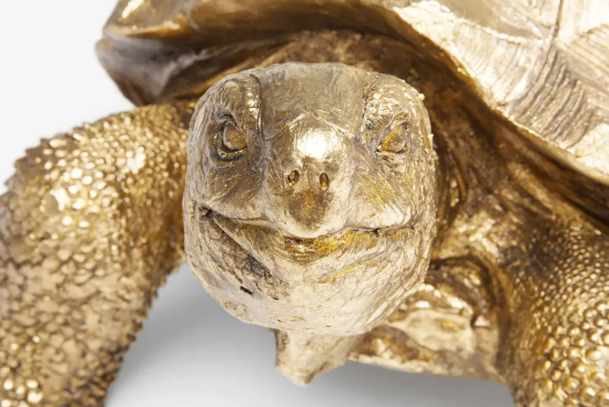 KARE24.se Skulptur Turtle - Dekor Sköldpadda Guld, 60cm - KARE Design Hot