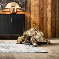 KARE24.se Skulptur Turtle - Dekor Sköldpadda Guld, 95cm - KARE Design Sale