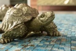 KARE24.se Skulptur Turtle - Dekor Sköldpadda Guld, 26cm - KARE Design