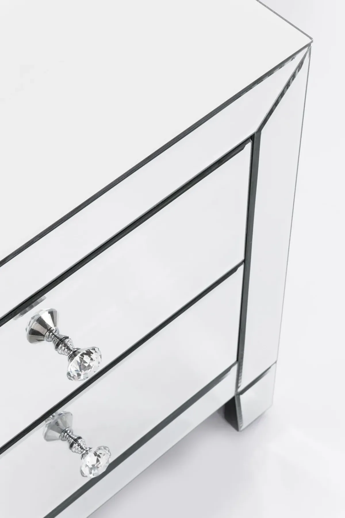 KARE24.se Sängbord Luxury - Byrå Spegelglas, 2 Lådor - KARE Design