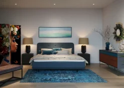 KARE24.se Sängbord Luxury Push - Grå Spegelglas, 2 Lådor - KARE Design Discount