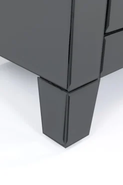 KARE24.se Sängbord Luxury Push - Grå Spegelglas, 2 Lådor - KARE Design Discount