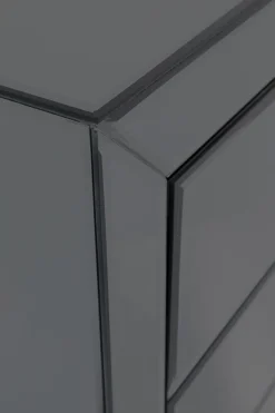KARE24.se Sängbord Luxury Push - Grå Spegelglas, 2 Lådor - KARE Design Discount