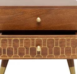 KARE24.se Sängbord Muskat - Byrå, 2 Lådor - KARE Design
