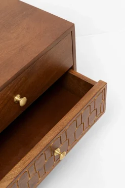 KARE24.se Sängbord Muskat - Byrå, 2 Lådor - KARE Design