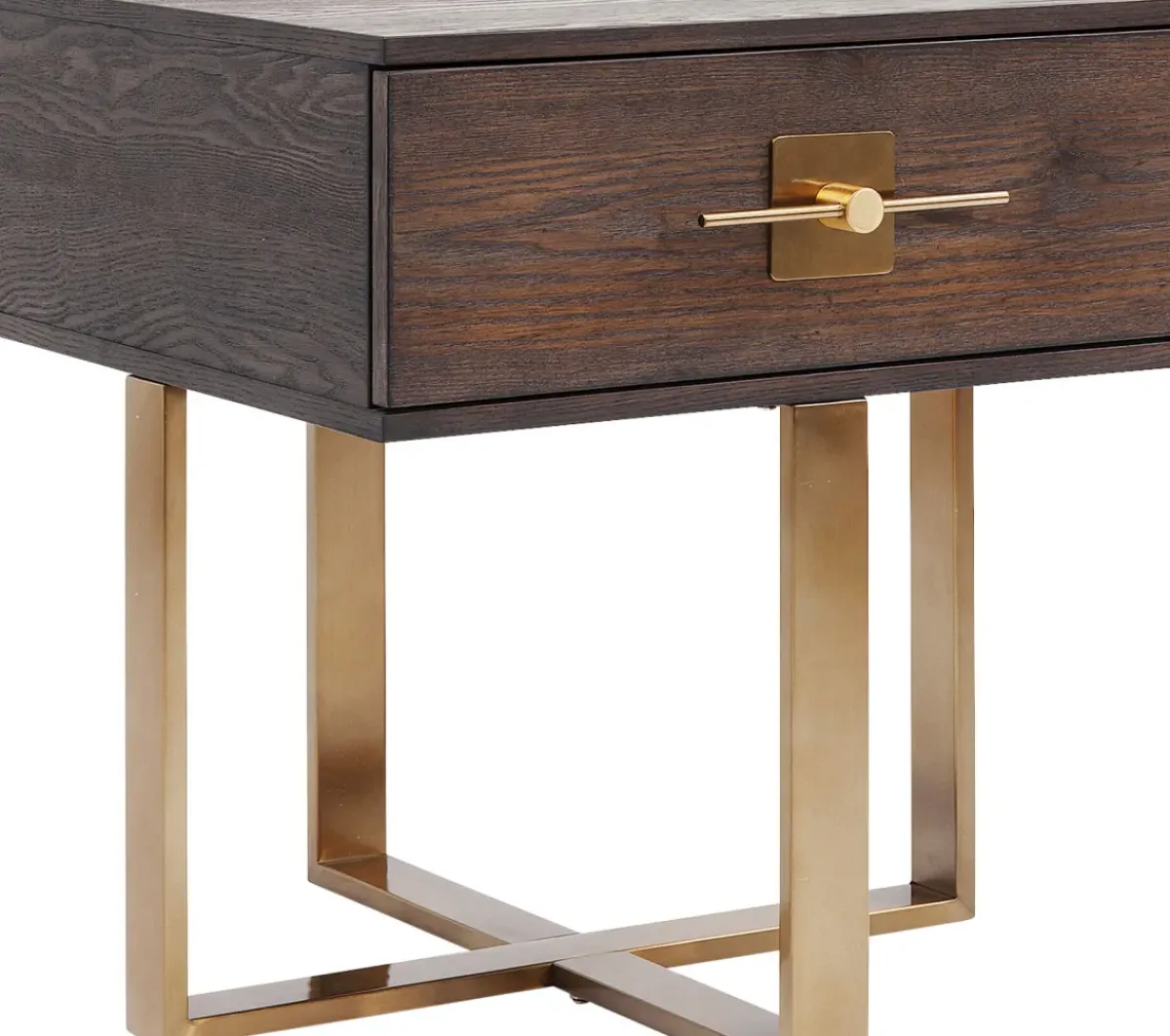 KARE24.se Sängbord Osaka med Låda - Mörkt Trä - KARE Design Best