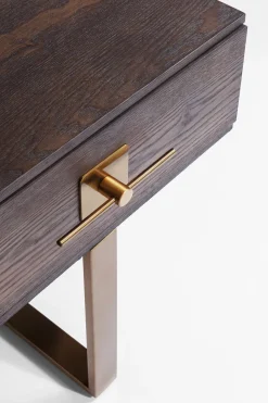 KARE24.se Sängbord Osaka med Låda - Mörkt Trä - KARE Design Best