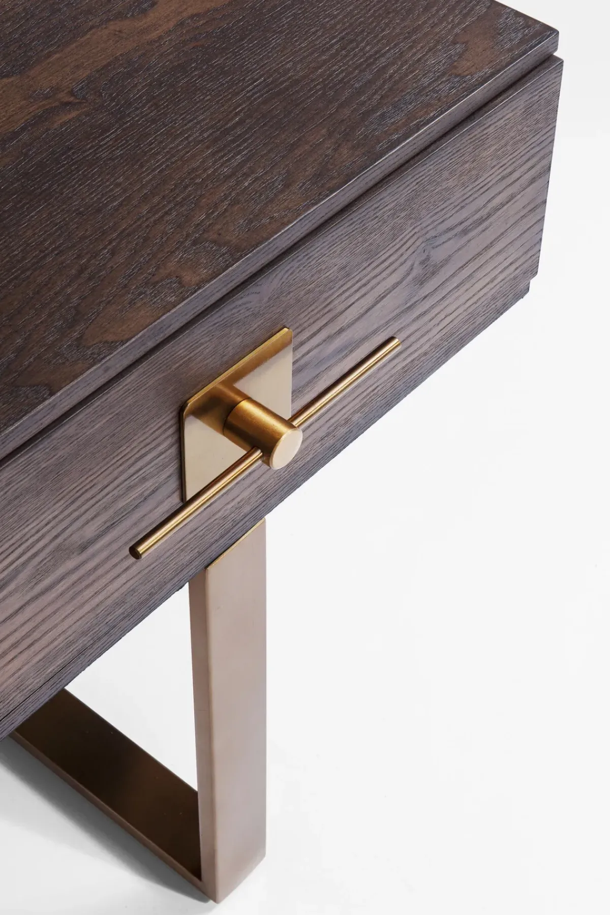 KARE24.se Sängbord Osaka med Låda - Mörkt Trä - KARE Design Best