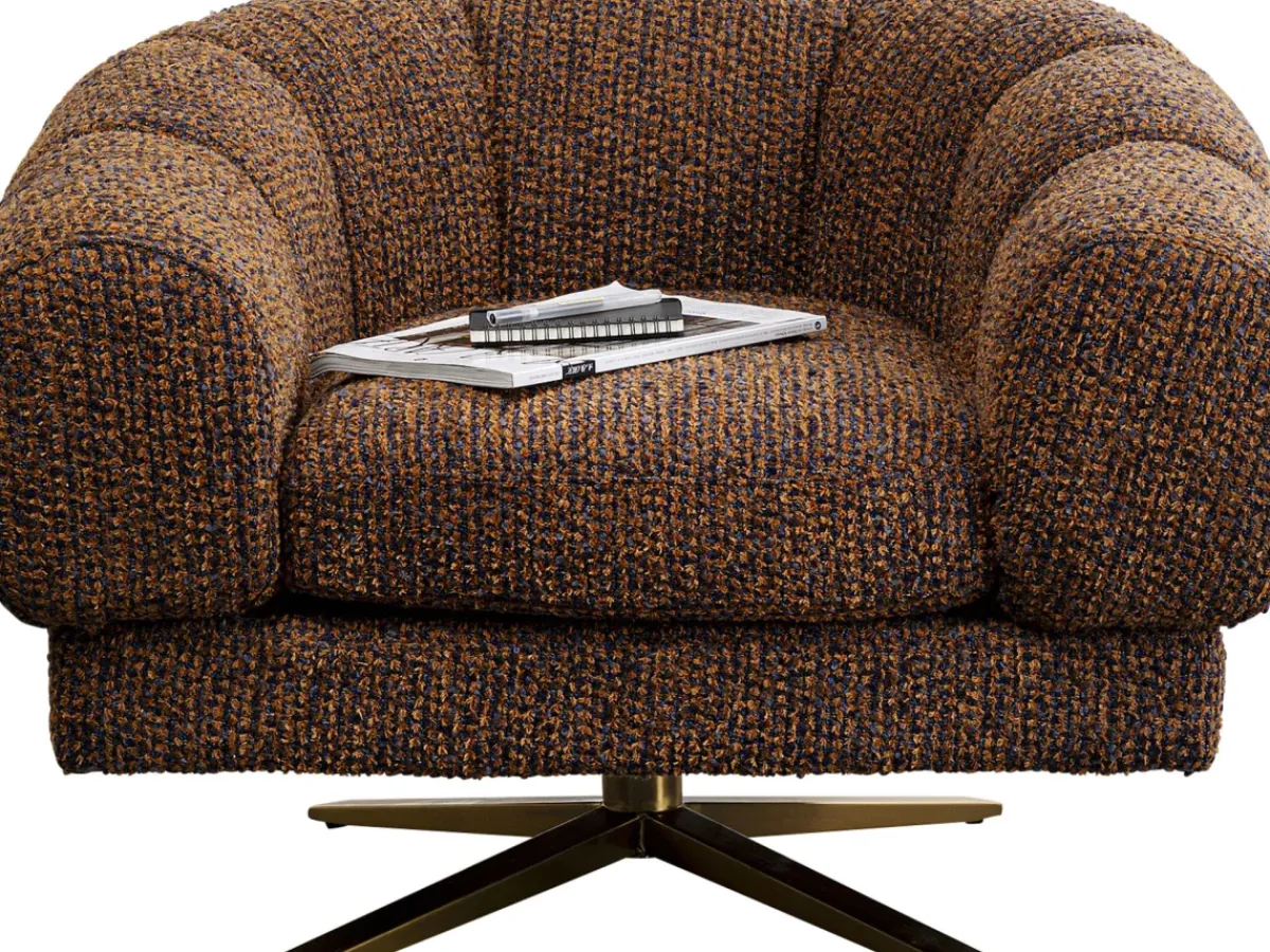 KARE24.se Snurrfåtölj Janno - Brun - KARE Design Sale