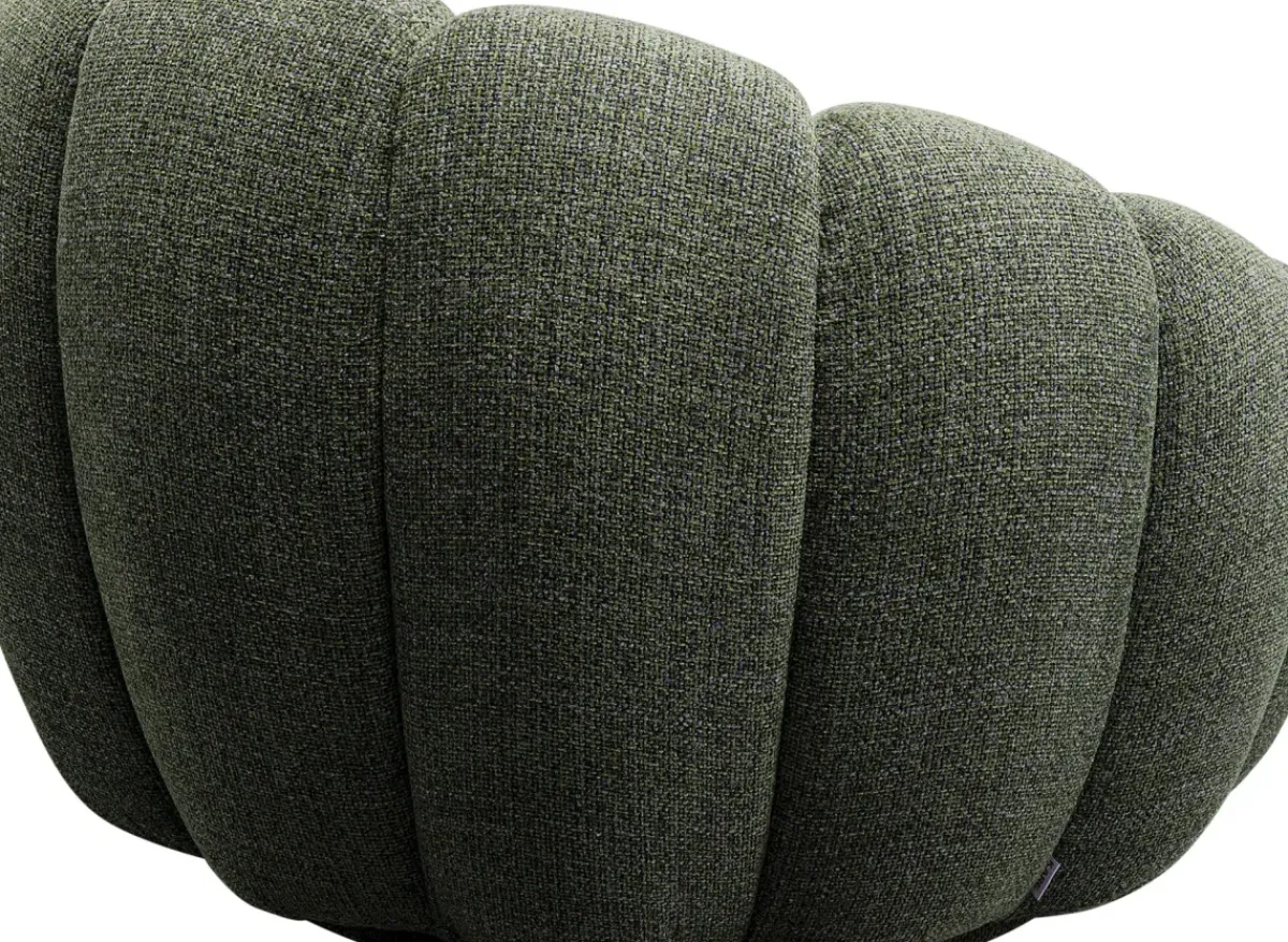 KARE24.se Snurrfåtölj Peppo Bloom - Melange Grön - KARE Design Outlet