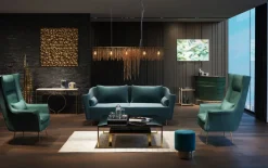 KARE24.se Soffa Vegas Forever- Blågrön, 3-Sits - KARE Design Hot
