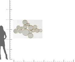 KARE24.se Spegel Bubbles - Mässing, 93x138cm - KARE Design Best