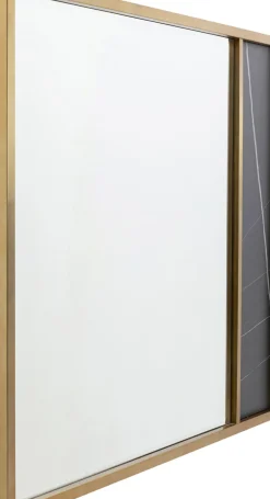 KARE24.se Spegel Cesaro - Guld/Svart, 120x100cm - KARE Design Best