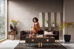 KARE24.se Spegel Clip Svart 32x177cm - KARE Design Online