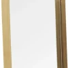 KARE24.se Spegel Curve - Ram i Borsstad Mässing, 200x70cm - KARE Design Outlet