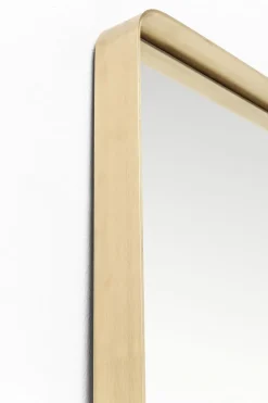 KARE24.se Spegel Curve - Ram i Borsstad Mässing, 200x70cm - KARE Design Outlet