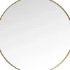 KARE24.se Spegel Curve - Rund Ram i Borstad Mässing, Ø100cm - KARE Design