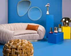 KARE24.se Spegel Jetset Guld - Rund Spegel, Ø73 - KARE Design Discount
