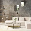 KARE24.se Spegel Jetset Guld - Trekantig Spegel, 83x56cm - KARE Design Best