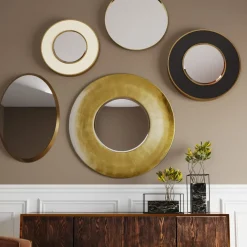 KARE24.se Spegel Jetset Oval Guld, 94x64cm - KARE Design Sale