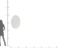 KARE24.se Spegel Jetset Oval Guld, 94x64cm - KARE Design Sale