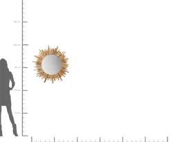 KARE24.se Spegel Legno - Rund Solspegel i Trä, Ø82cm - KARE Design Sale
