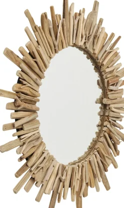 KARE24.se Spegel Legno - Rund Solspegel i Trä, Ø82cm - KARE Design Sale