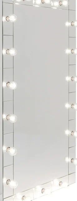 KARE24.se Spegel Mirror Make Up - Väggspegel med Belysning, 180x60cm - KARE Design Online