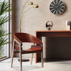 KARE24.se Stol med armstöd Biarritz - Brun - KARE Design Outlet