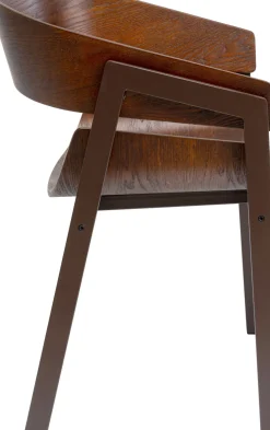 KARE24.se Stol med armstöd Biarritz - Brun - KARE Design Outlet
