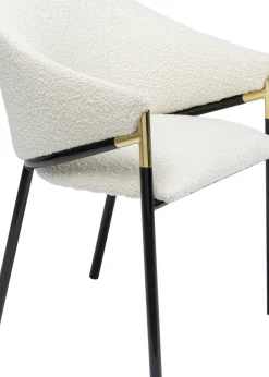 KARE24.se Stol med armstöd Boulevard - bouclé - KARE Design Outlet