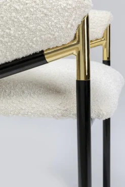 KARE24.se Stol med armstöd Boulevard - bouclé - KARE Design Outlet
