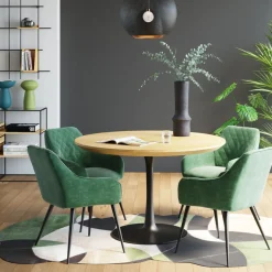 KARE24.se Stol med armstöd Bretagne Grön - KARE Design Sale
