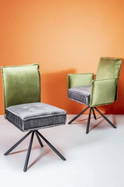 KARE24.se Stol med armstöd Chelsea Grön - KARE Design Discount