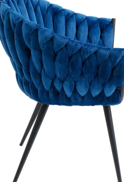KARE24.se Stol med armstöd Knot Blå - KARE Design Sale