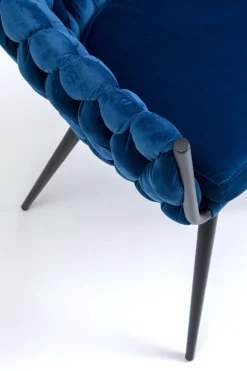KARE24.se Stol med armstöd Knot Blå - KARE Design Sale