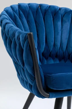 KARE24.se Stol med armstöd Knot Blå - KARE Design Sale
