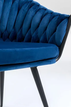 KARE24.se Stol med armstöd Knot Blå - KARE Design Sale
