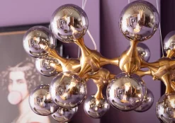 KARE24.se Taklampa Pendel Atomic - Guld/Tonade Glaskupor, Ø74cm - KARE Design Best