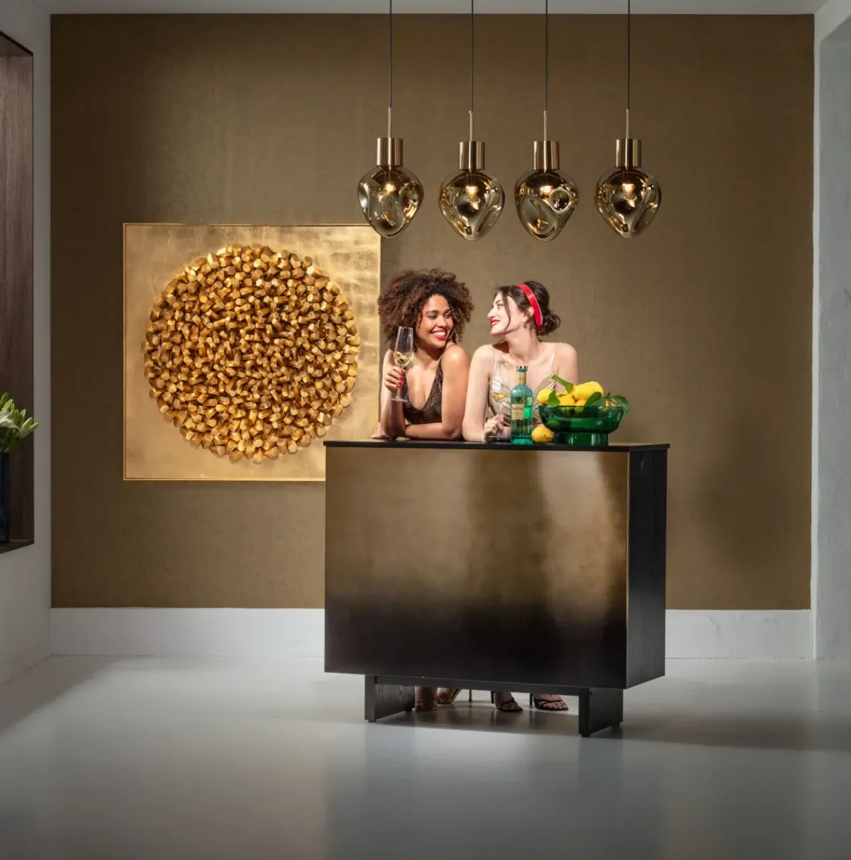 KARE24.se Taklampa Supernova - Pendel Amber 120cm - KARE Design New