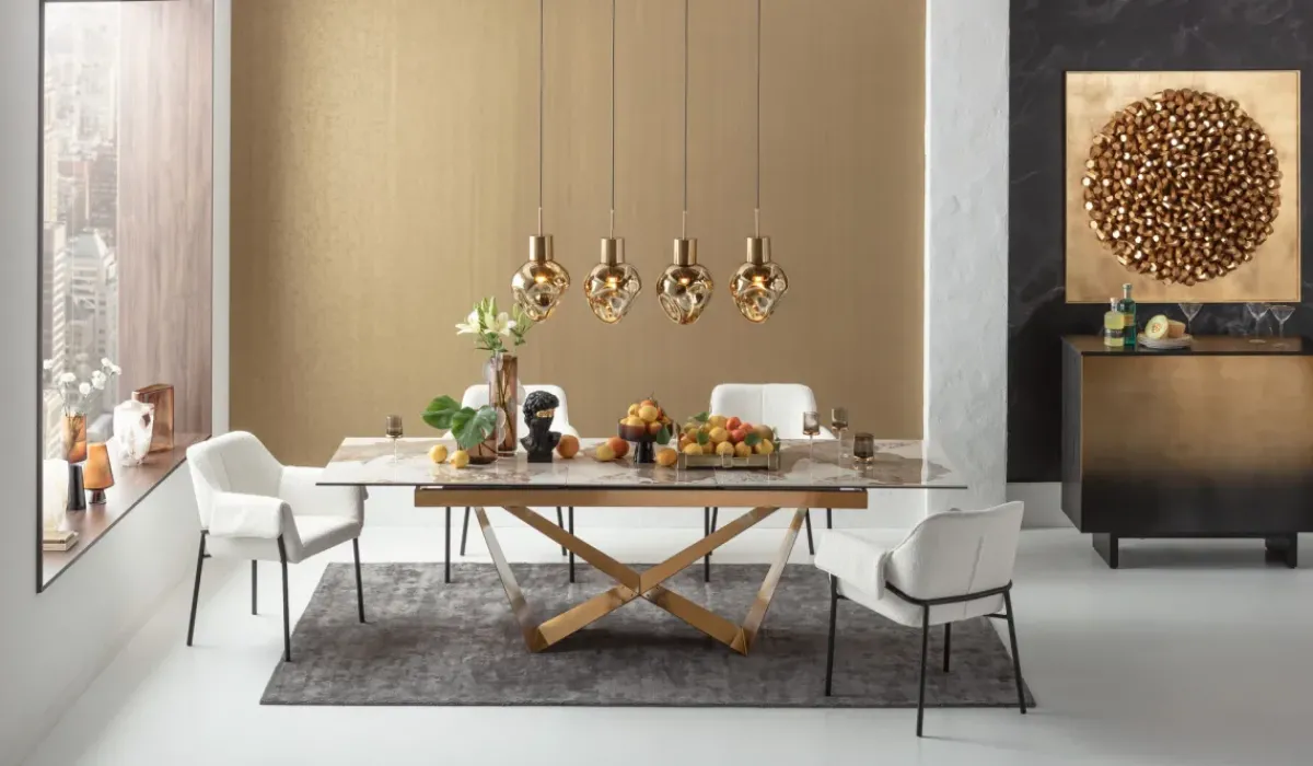 KARE24.se Taklampa Supernova - Pendel Amber 120cm - KARE Design New