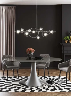 KARE24.se Taklampa Universe - Krom, 110cm - KARE Design Online