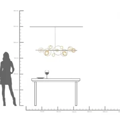 KARE24.se Taklampa Universe - Krom, 110cm - KARE Design Online